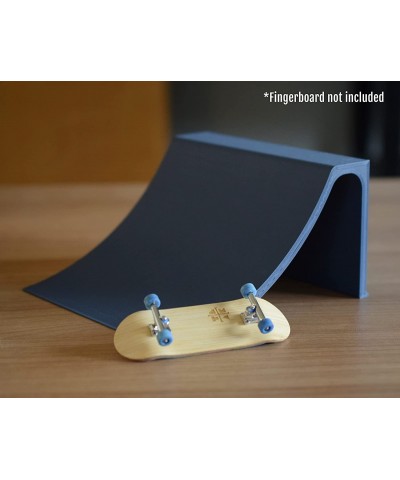 Fingerboard Quarter Pipe - 6 x 6 x 3 - Blue Steel Colorway $44.24 Finger Toys