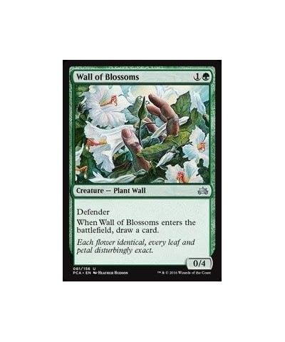 Wall of Blossoms (081/156) - Planechase Anthology $10.55 Card Games