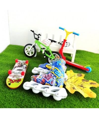 Mini Finger Toys Set Finger Bike Finger Skateboard Fingertip Movement Set Tiny Swing Board Fingertip Movement Party (26 PCS S...