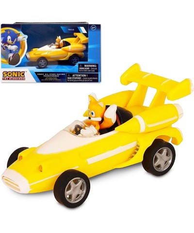 Sonic The Hedgehog Action Figure Toys Bundle ~ 5" Shadow and Tails All Stars Racing Pull Back Action Vehicles (Sonic Party Su...