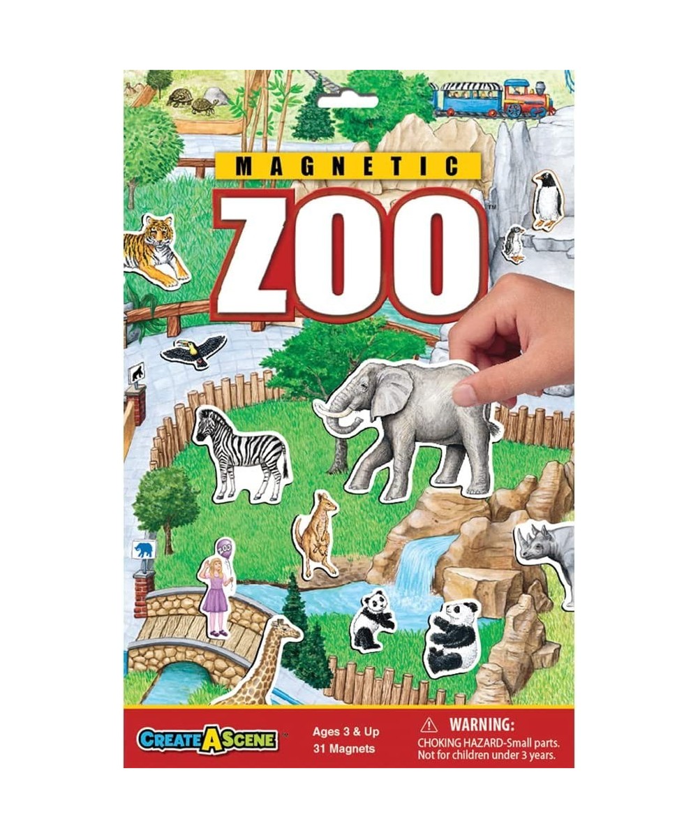 Create-A-Scene Magnetic Playset - Zoo $16.69 Magnetic & Felt Playboards