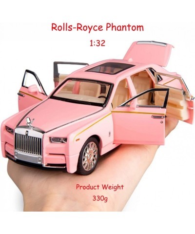 Alloy Collectible Pink Rolls Royce Phantom Toy Pull Back Vehicles Diecast Model Car $42.00 Kids' Play Cars & Race Cars