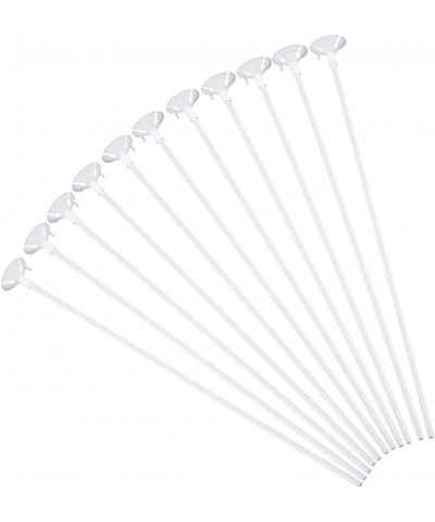 50 Pieces Plastic White Balloon Sticks with Cups for Party Valentine's Day Wedding Anniversary Decoration $19.77 Kids' Party ...