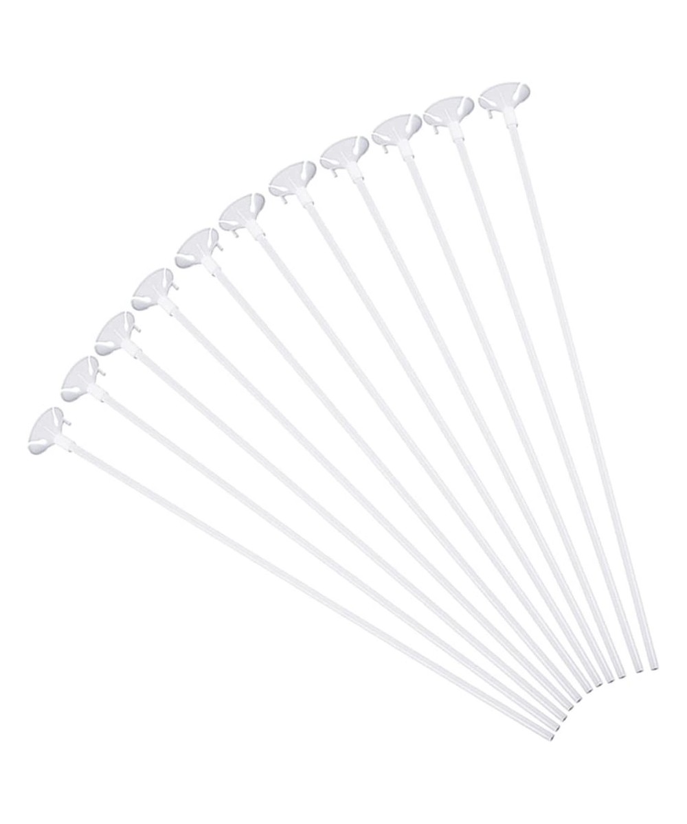 50 Pieces Plastic White Balloon Sticks with Cups for Party Valentine's Day Wedding Anniversary Decoration $19.77 Kids' Party ...