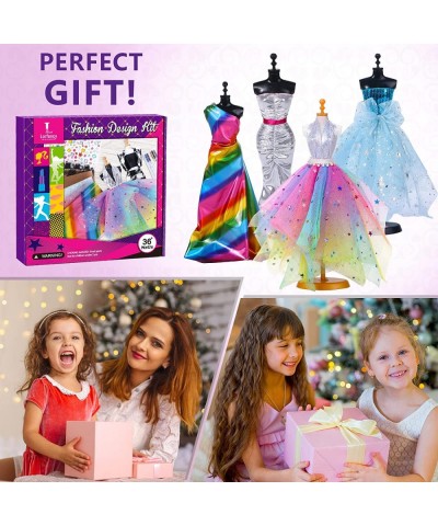 200+ Fashion Designer Kits for Girls Kids Fashion Design Games Toddler DIY Activity Set Design Sketchbook Clothing Sewing Bir...