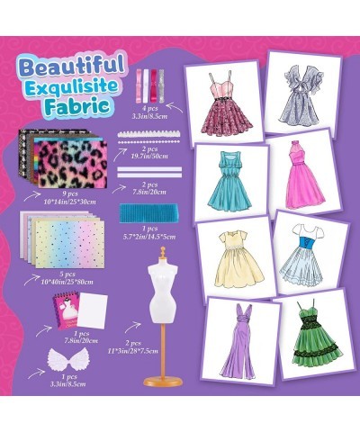 200+ Fashion Designer Kits for Girls Kids Fashion Design Games Toddler DIY Activity Set Design Sketchbook Clothing Sewing Bir...