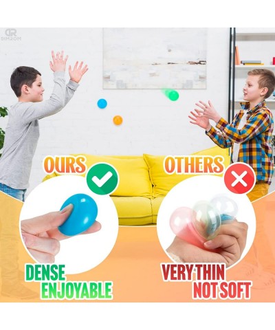 8 Pcs Squishy Balls Fidget Toys for Kids - Sticky Ball Sticky Stress Relief Balls Anxiety Relief Ball Durable Toy Sticky Ball...