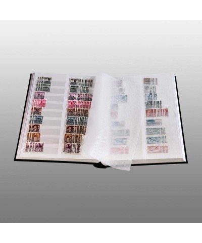 Prophila Stamp Album (New) 60 White Divided Sides Padded Black Cover $64.40 Collectibles Display & Storage