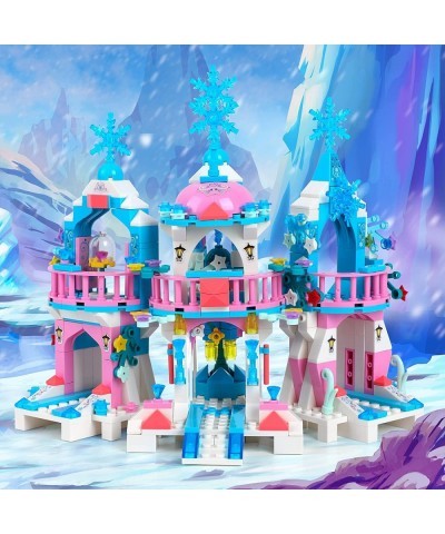 Friends Building Blocks Toys for Girls Age 6-12 Princess Castle Building Sets for Girls Magical Ice Palace Toy Castle Blocks ...