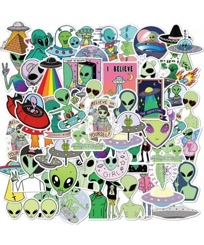 Cool Mysterious Alien Stickers Waterproof Laptop Stickers Vinyl Stickers Water Bottle Bike Bumper Luggage Skateboard Graffiti...