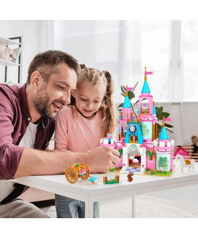 Friends Building Blocks Toys for Girls Age 6-12 Princess Castle Building Sets for Girls Magical Ice Palace Toy Castle Blocks ...