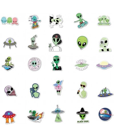 Cool Mysterious Alien Stickers Waterproof Laptop Stickers Vinyl Stickers Water Bottle Bike Bumper Luggage Skateboard Graffiti...