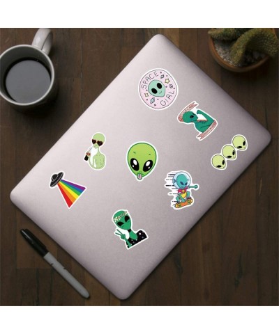 Cool Mysterious Alien Stickers Waterproof Laptop Stickers Vinyl Stickers Water Bottle Bike Bumper Luggage Skateboard Graffiti...