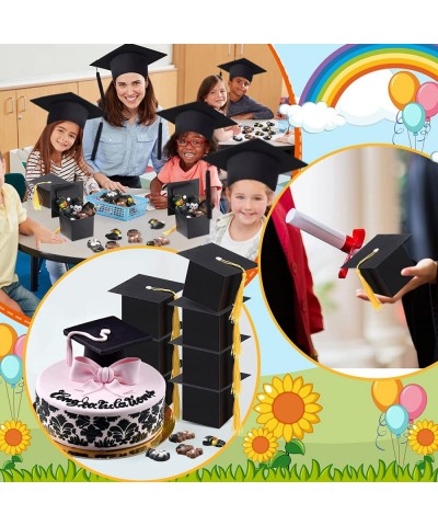 40 Pack Graduation Party Favors Set Grad Candy Boxes and Graduation Mochi Animal Toys with Tassels Squishy Cute Ducks Bear Pe...