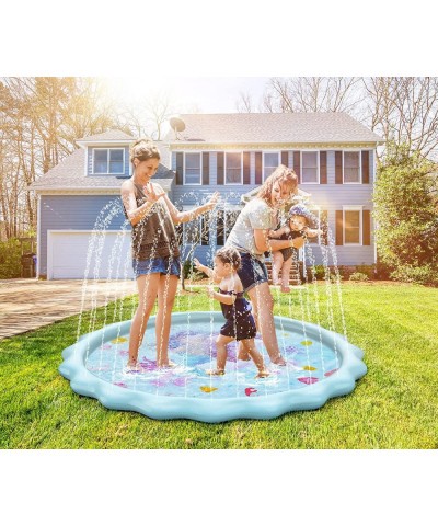 Splash pad Sprinkler for Kids and Toddlers Mat Summer Outdoor Water Toys 3-in-1 68" Water Sprinkler Kiddie Baby Swimming Pool...