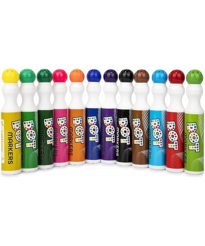 Washable Dot Markers for Toddlers 12 Colors (40ml 1.35oz) Paint Marker Art Set Water Based Non-Toxic Bingo Daubers for Kids $...