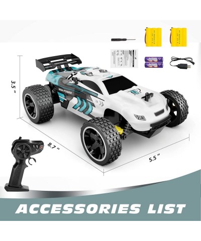 RC Racing Car 2.4Ghz High Speed Remote Control Car 1:18 2WD Toy Cars Buggy for Boys & Girls with Two Rechargeable Batteries f...