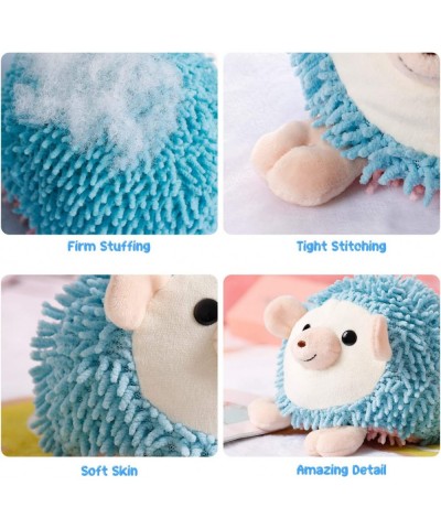 Reversible Hedgehog Plushie 6" Cute Mood Switch Stuffed Animal Throw Pillow Doll Soft Plush Fluffy Friend Hugging Cushion - P...