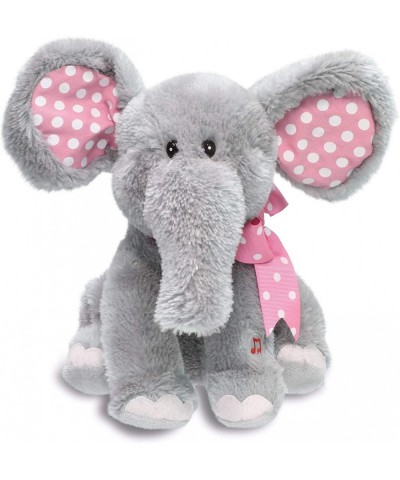 Ellie the Elephant - Animated Musical Pink Polka Dotted Stuffed Animal Plush Toy Sways Flaps Floppy Ears and Sings "Do Your E...