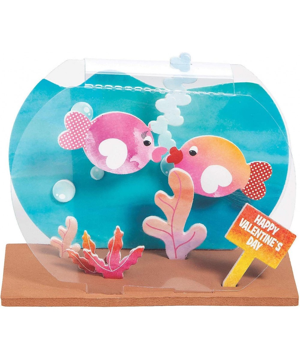 Valentine Fish Bowl Craft Kit -12 - Crafts for Kids and Fun Home Activities $26.28 Craft Kits