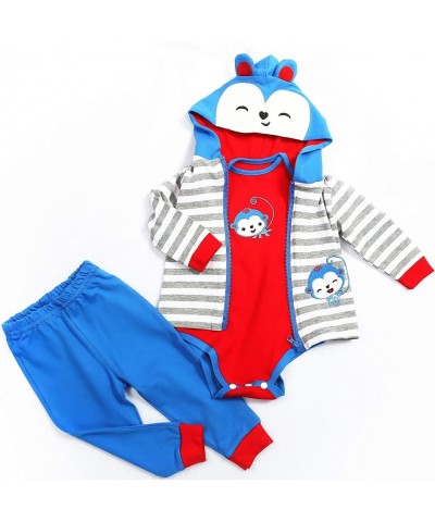 Newborn Reborn Baby Dolls Clothes Boy for 17-19 Inch Reborn Doll Outfit Blue Monkey Style $39.34 Doll Accessories