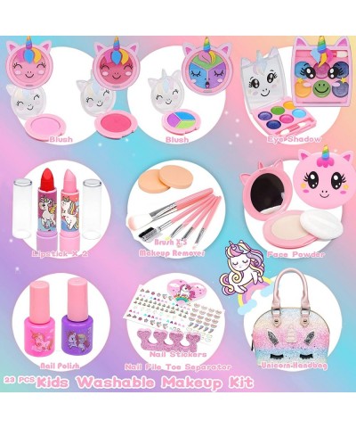 Kids Makeup Kit for Girl - Kids Makeup Kit Toys for Girls Washable Make Up for Little Girls Child Play Real Makeup Set Non To...