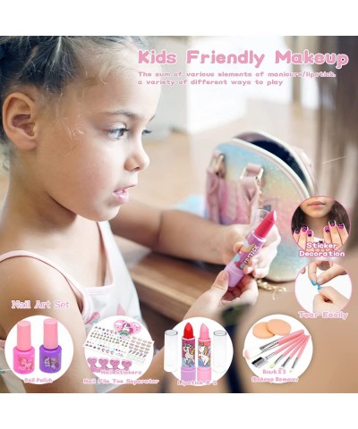 Kids Makeup Kit for Girl - Kids Makeup Kit Toys for Girls Washable Make Up for Little Girls Child Play Real Makeup Set Non To...