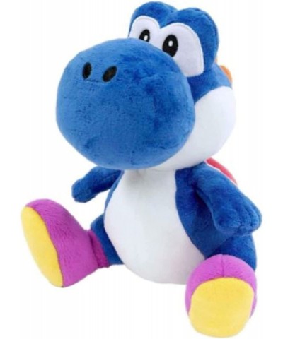 Little Buddy Super Mario Bros All Star Collection Dark Blue Yoshi (1388) & Black Yoshi (1392) Plush Set of Two 7 inches Plush...