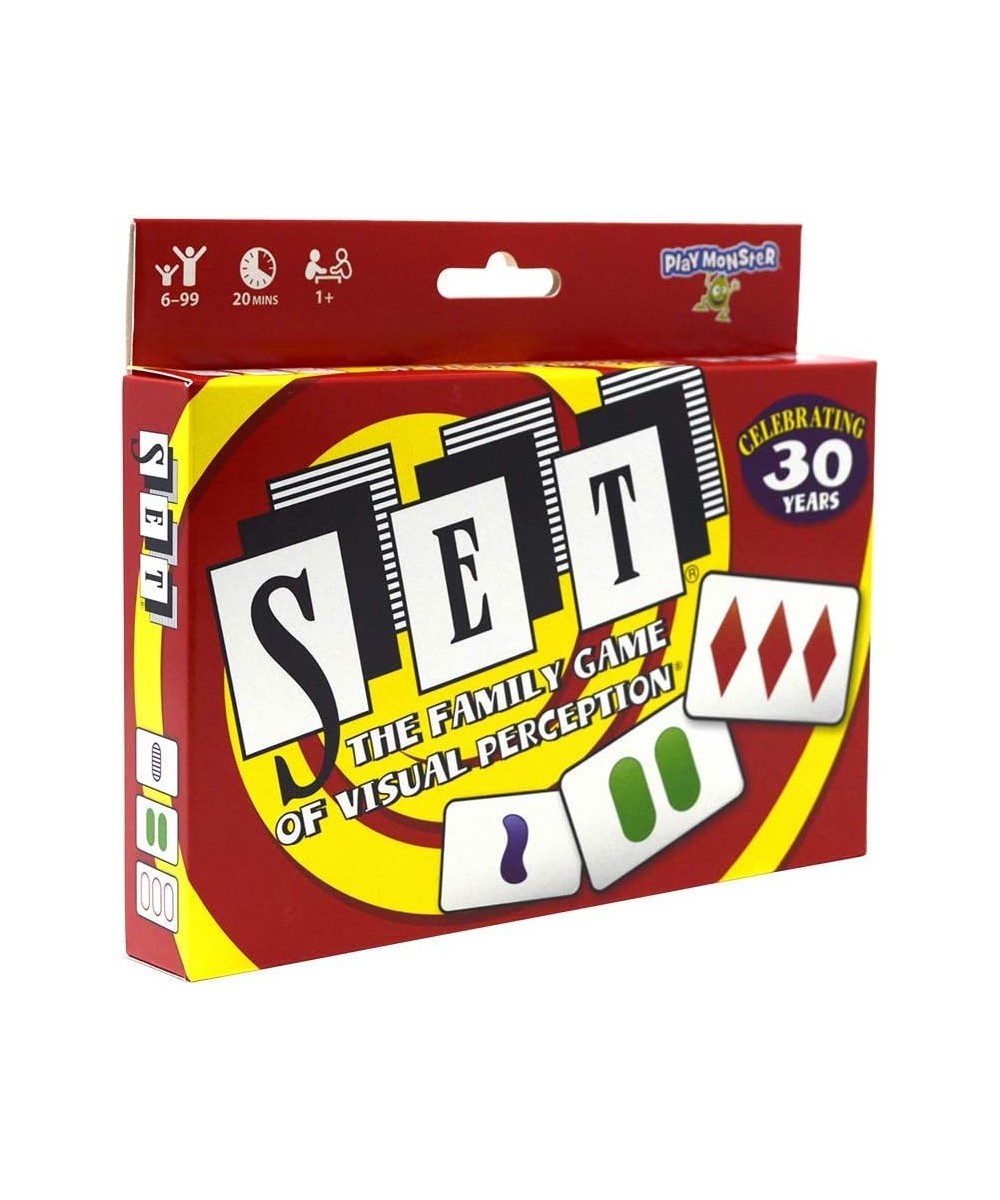 SET - The Family Card Game of Visual Perception - Race to Find The Matches For Ages 8+ $21.13 Card Games