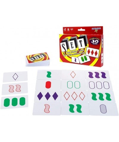 SET - The Family Card Game of Visual Perception - Race to Find The Matches For Ages 8+ $21.13 Card Games