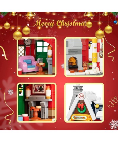 Christmas Gingerbread House Kits 788 Pcs Christmas Decortaion House Building Toys Mini Bricks Christmas Party Gifts for Adult...