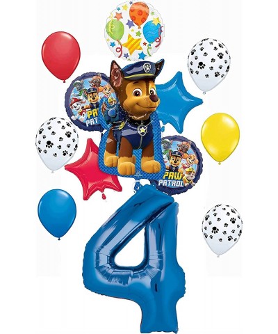 Paw Pups on Patrol Party Supplies 4th Birthday Balloon Bouquet Decorations $37.80 Kids' Party Decorations