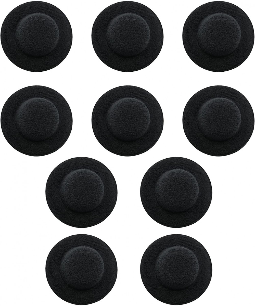 10pcs Mini Felt Top Hat Mini Doll Hat Handmade Small Wide Brim Hat Felt Fedoras Flat Top Hat Panama Hat $16.56 Kids' Party Hats