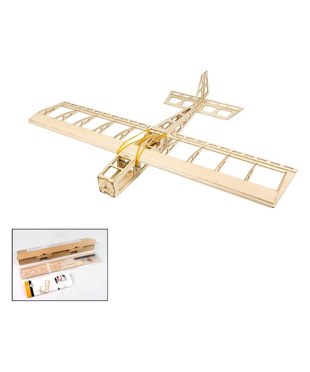 Balsa Wood Aircraft 580mm Mini Stick Electric Training Sport Airplane Need to Build for Adults (R0301) $80.74 Remote & App Co...