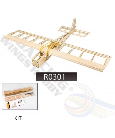 Balsa Wood Aircraft 580mm Mini Stick Electric Training Sport Airplane Need to Build for Adults (R0301) $80.74 Remote & App Co...