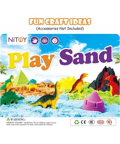 Value Pack Refill Play Sand 11lbs 5 Colors Moldable Self-Sticky Sensory Sand Box Toy Never Dries Out Bulk Replacement for Sha...