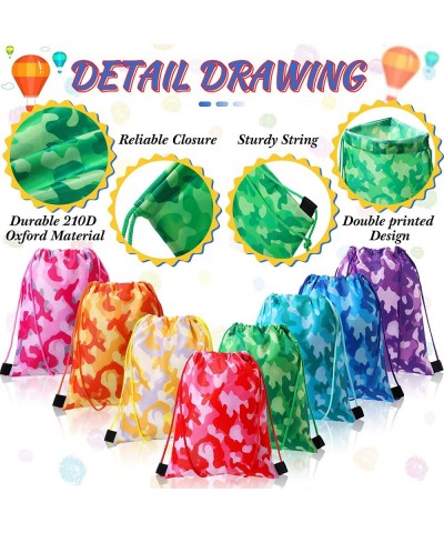 16 Pack Camouflage Drawstring Bags Party Favors for Kids Party Bag Colorful String Favor Bags $32.61 Kids' Party Favor Sets