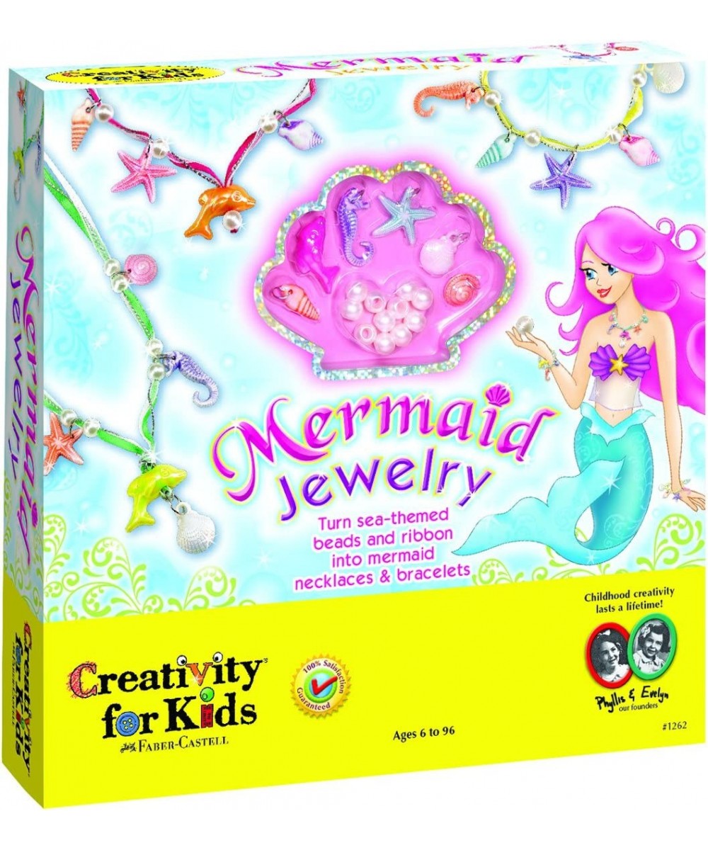 Mermaid Jewelry - String Mermaid Beads Create 8 Jewelry Pieces - Great for Beginners $26.94 Craft Kits