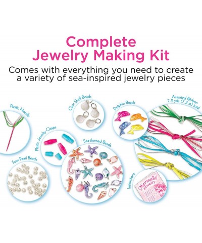 Mermaid Jewelry - String Mermaid Beads Create 8 Jewelry Pieces - Great for Beginners $26.94 Craft Kits