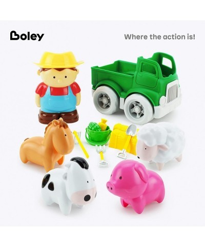 Toddler Farm Animal Toys - 14 Pc Set with Farmer Boy Toy Truck Barn Accessories & Farm Animals for Toddlers & Kids Ages 2+ $3...