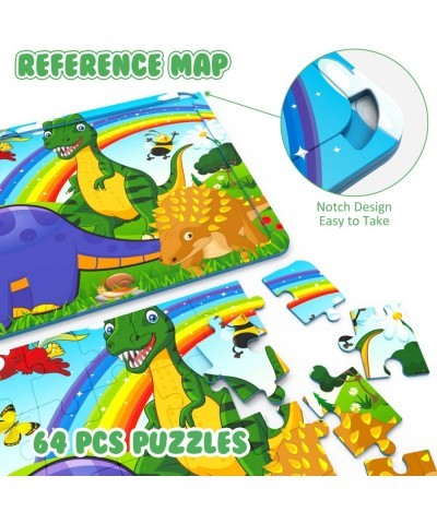 Puzzles for Kids Ages 3-5 4 Pack 32pcs Kids Doodle Scribble Drawing Board Jigsaw Puzzles Preschool Educational Learning Toys ...