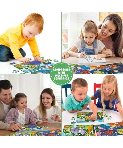 Puzzles for Kids Ages 3-5 4 Pack 32pcs Kids Doodle Scribble Drawing Board Jigsaw Puzzles Preschool Educational Learning Toys ...