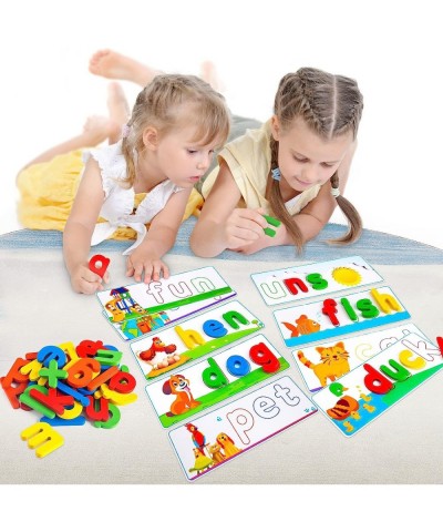 See and Spell Educational Toys Flash Cards Learning Toys for Boys and Girls 3 4 5 6 Years Old CVC Word Builders Toys for Pres...