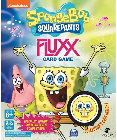 Spongebob Fluxx Game - Spongebob Card Game Card Games for Kids and Adults Fun Games Party Games Kids Games Best Card Games fo...