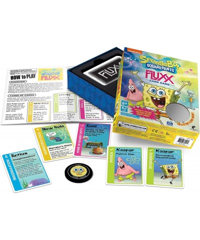 Spongebob Fluxx Game - Spongebob Card Game Card Games for Kids and Adults Fun Games Party Games Kids Games Best Card Games fo...