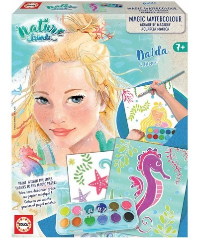 Educa- Nature Friends Magic Naida Includes 5 Coloring Paintings 12 Watercolor and 2 Brushes. Ages 7 Years Old. (18936) $37.76...