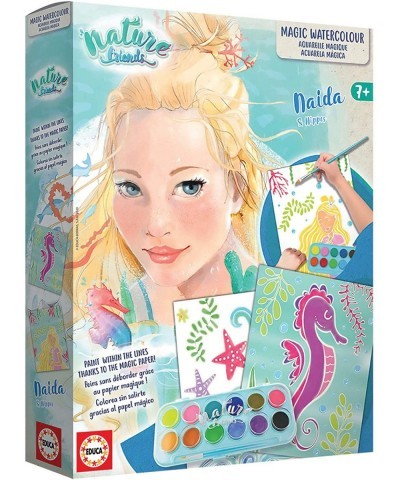 Educa- Nature Friends Magic Naida Includes 5 Coloring Paintings 12 Watercolor and 2 Brushes. Ages 7 Years Old. (18936) $37.76...