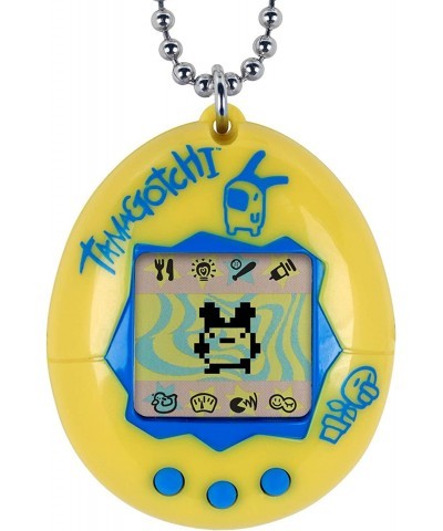 42812 Original Yellow & Blue - Feed Care Nurture-Virtual Pet with Chain for on The go Play $63.54 Electronic Pets