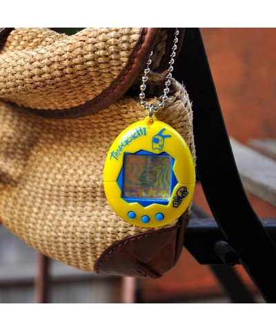 42812 Original Yellow & Blue - Feed Care Nurture-Virtual Pet with Chain for on The go Play $63.54 Electronic Pets