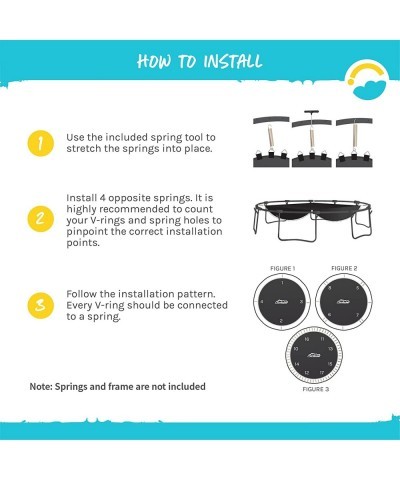 Replacement Trampoline Mat Fits 12ft Frames w/Spring Tool and Durable V-Rings Bounce Safely with Extra Rows of Stitching $96....